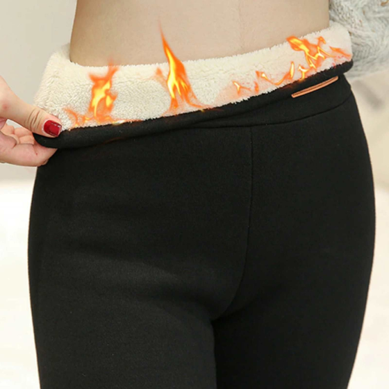 Thermal Wool-Lined Leggings Extreme Hot Soft