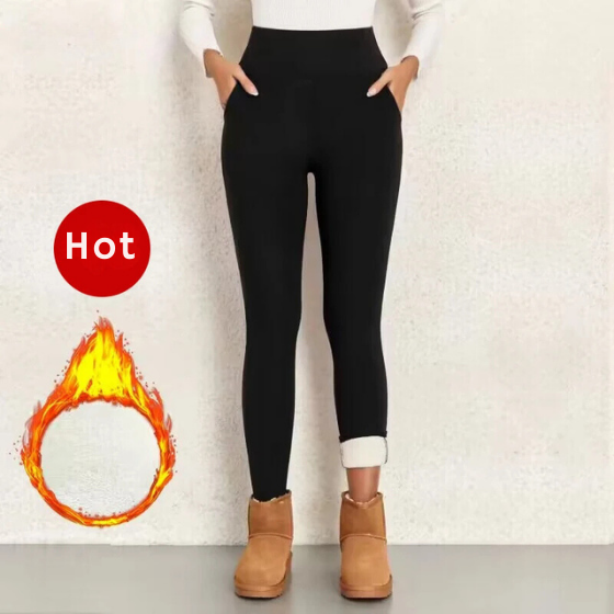 Thermal Wool-Lined Leggings Extreme Hot Soft