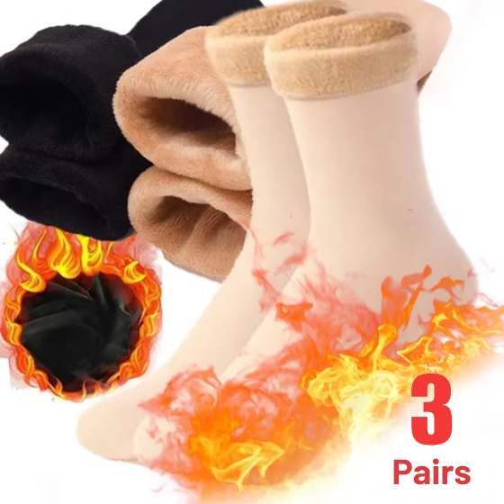 3-Pair Thermal Winter Socks Kit