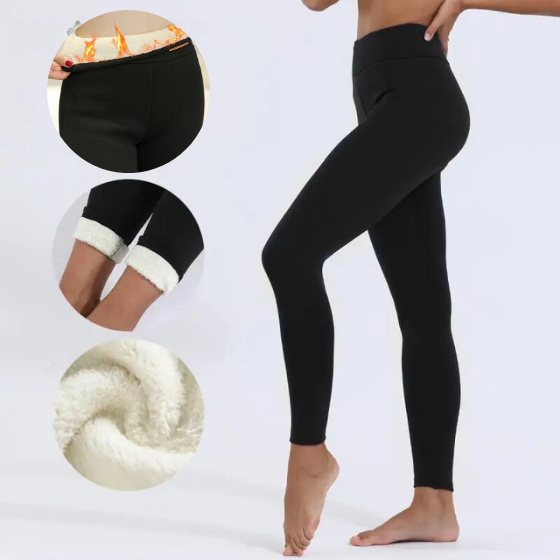 Thermal Wool-Lined Leggings Extreme Hot Soft