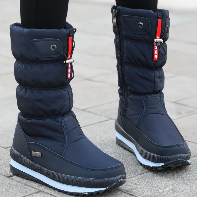 High-Resistance Winter Boots Lined with Thermal Synthetic Wool