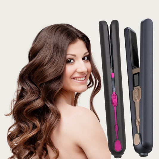 SmoothGlam 2-in-1 – Cordless Hair Straightener and Curler