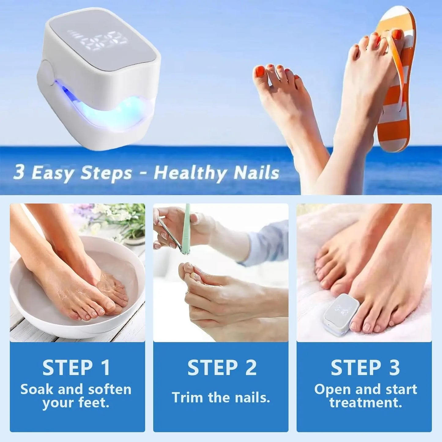 LumiCure Nail - Advanced LED Fungal Solution